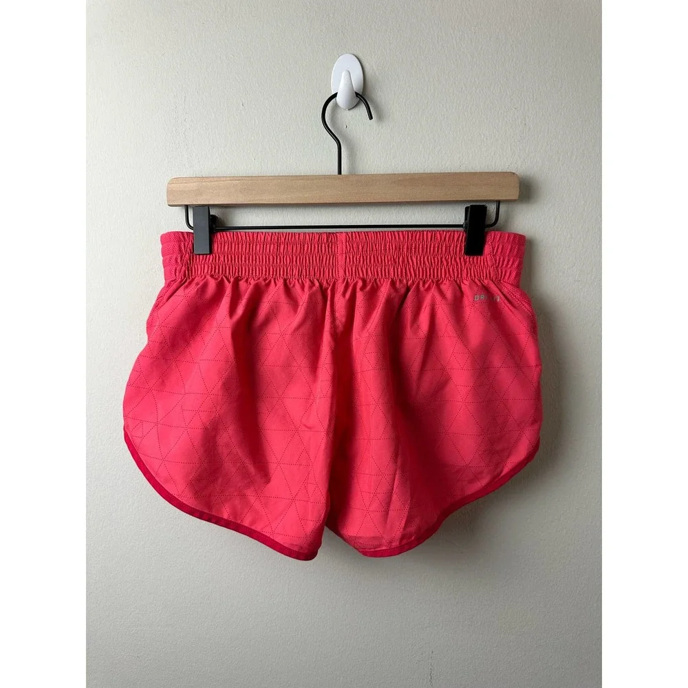 Nike Women's Dri-Fit Pink Running Shorts Medium - Picture 3 of 6